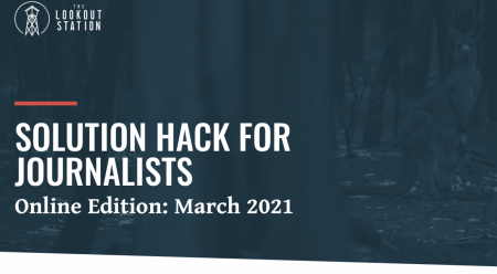 Мастер-класс Solution Hack for Journalists для журналистов, работающих с темами окружающей среды